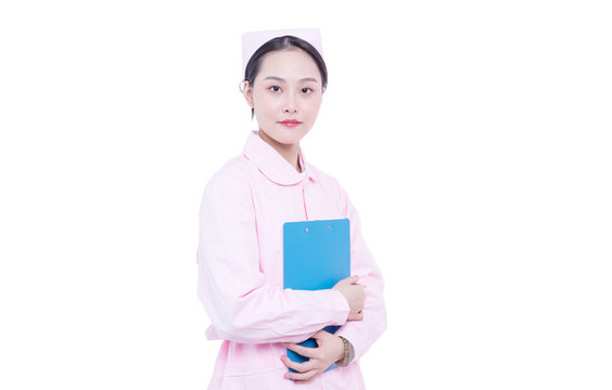 手持病例文件夾的女護(hù)士