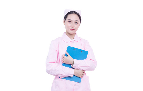 手持病例文件夾的女護(hù)士
