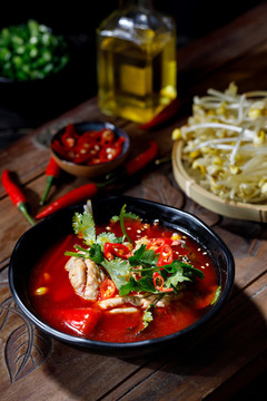 冒腦花