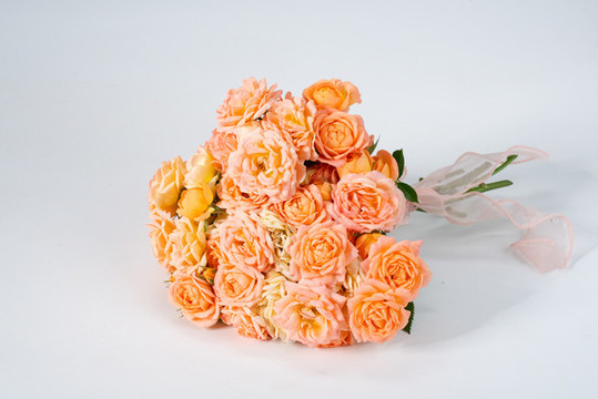 手捧花花球薔薇花