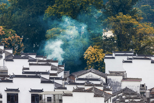 江西婺源石城秋季風(fēng)光