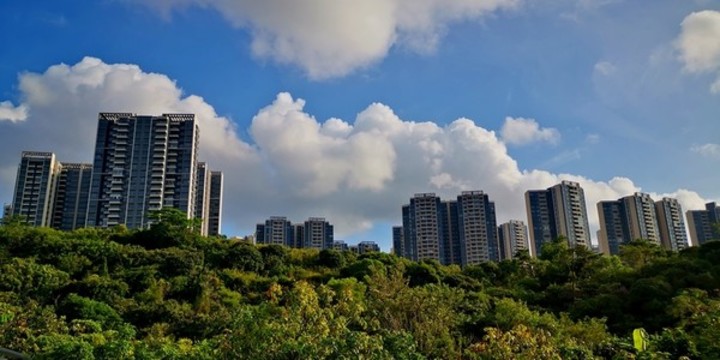 濕地公園里的住宅