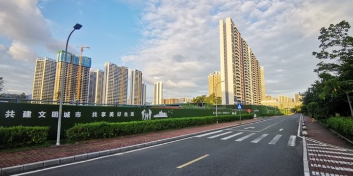 虎頭山公園的晚霞