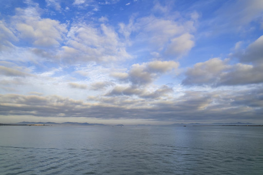 丁字灣海岸霞光