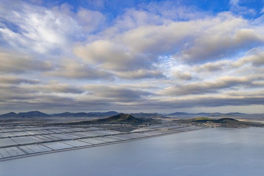 丁字灣海岸霞光