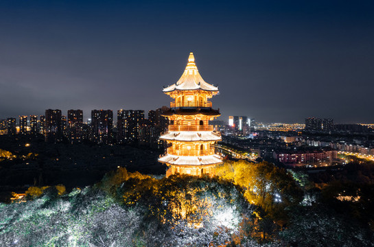 紹興市蕺山公園文筆塔