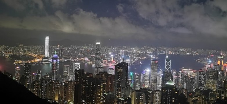 香港太平山頂夜景