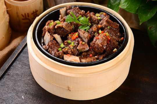 蒸黑椒牛排