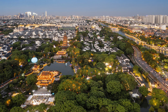 蘇州盤門夜景
