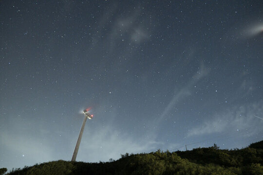 風車星空