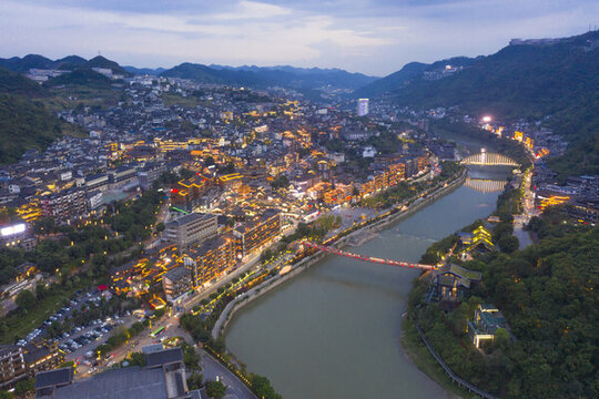 茅臺鎮(zhèn)夜景
