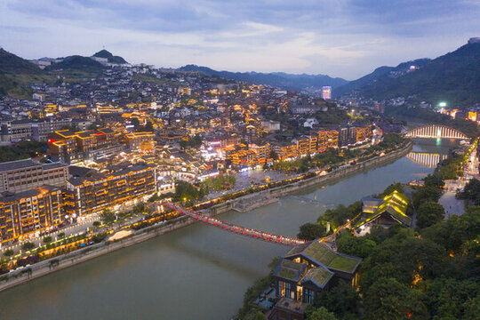 茅臺(tái)鎮(zhèn)夜景