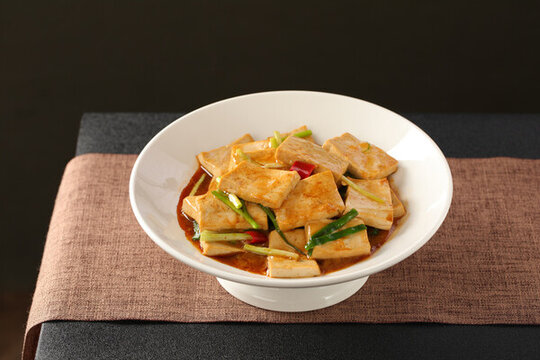 小蔥煎豆腐