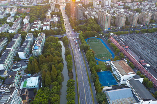 杭州市拱墅區(qū)登云路航拍