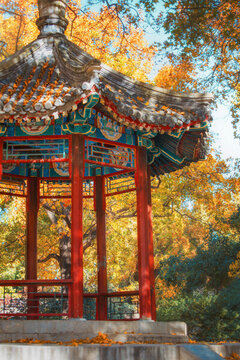 地壇公園中式亭子