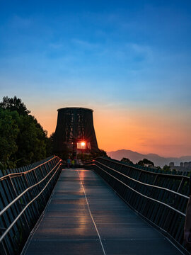 福道夕陽
