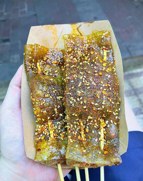 烤苕皮