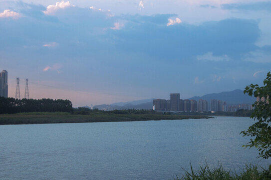 泉州江濱河流風(fēng)景