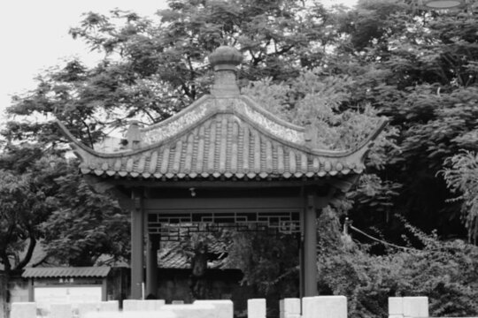 四角涼亭