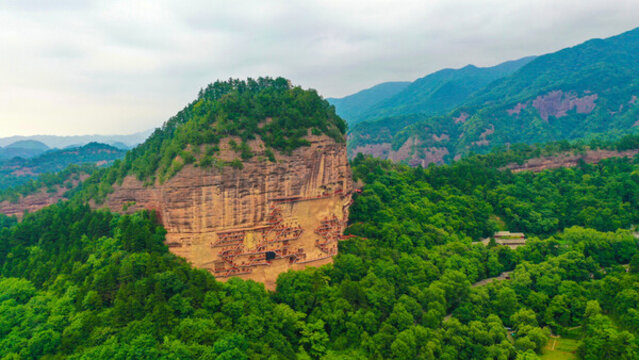 甘肅天水麥積山石窟