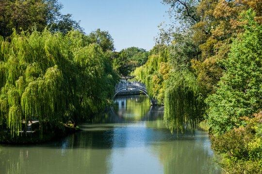 園林湖景