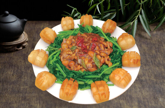 蘑菇醬菠菜