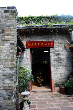 老建筑青磚墻