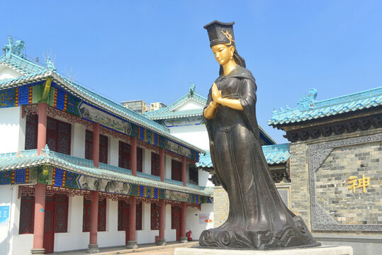 深圳赤灣天后宮媽祖雕塑