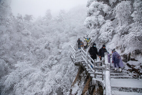 冬季的黃山