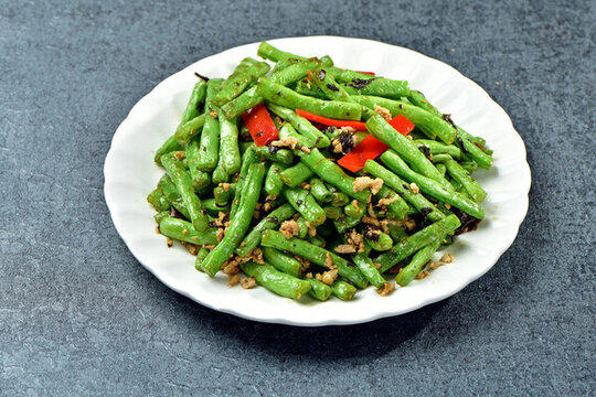 欖菜肉碎四季豆