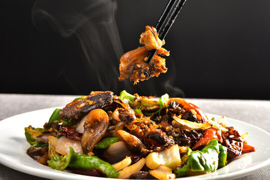 爆炒羊頭肉
