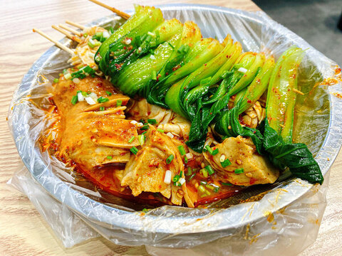 小吃路邊攤麻辣燙串串