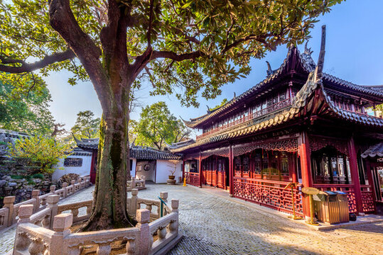 中國上海豫園萬花樓景區(qū)