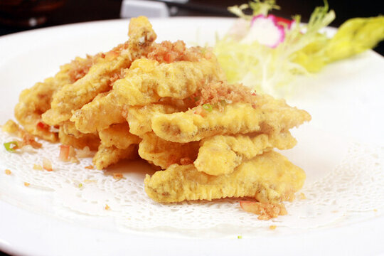 蒜香椒鹽魚排