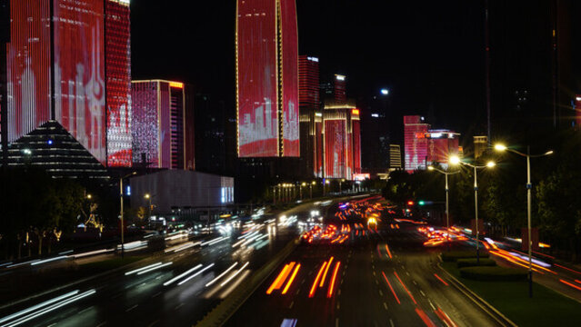 濟南城市夜景