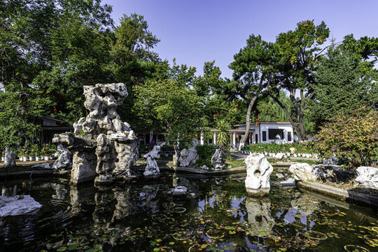 長春市兒童公園秋季菊花展場景