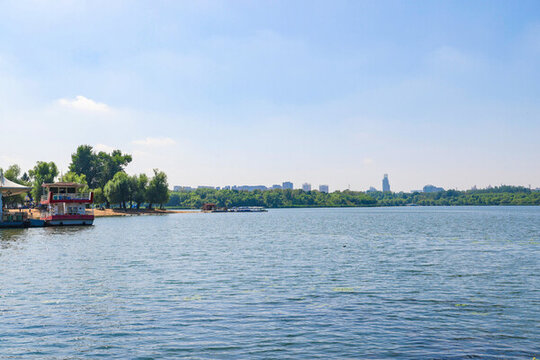 吉林省長(zhǎng)春市南湖公園自然風(fēng)光