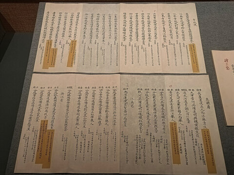 乾隆朝職名履歷朱筆圈單