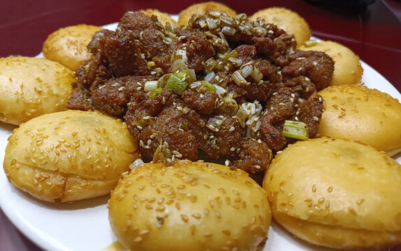 小餅牛肉