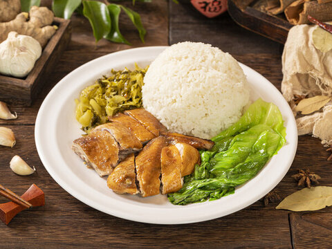 豉油雞飯