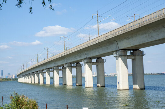 跨陽(yáng)澄湖鐵路大橋