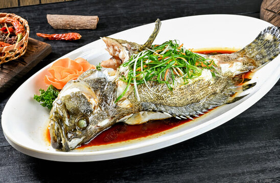 清蒸石斑魚