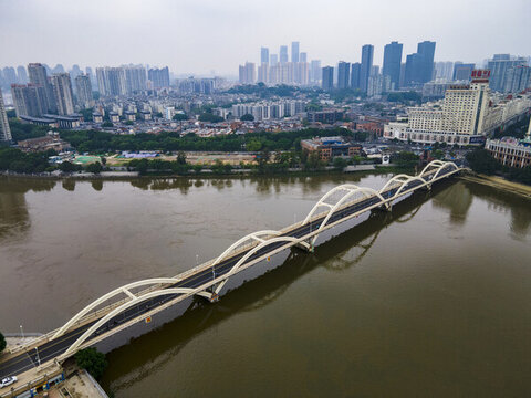 福建福州閩江中洲島解放大橋