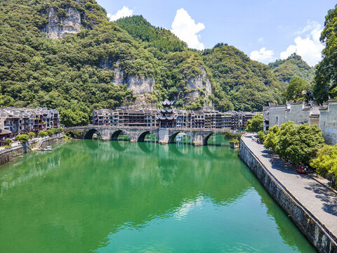 貴州黔東南鎮(zhèn)遠(yuǎn)古鎮(zhèn)5A景區(qū)