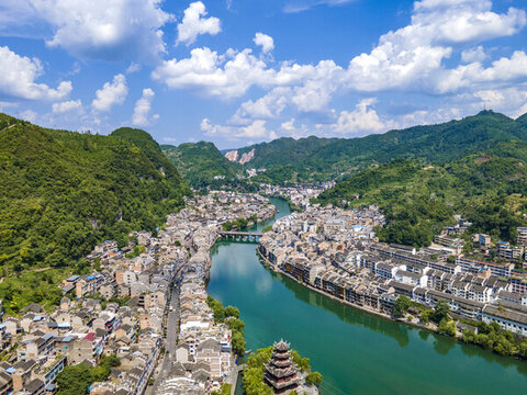 貴州黔東南鎮(zhèn)遠(yuǎn)古鎮(zhèn)5A景區(qū)