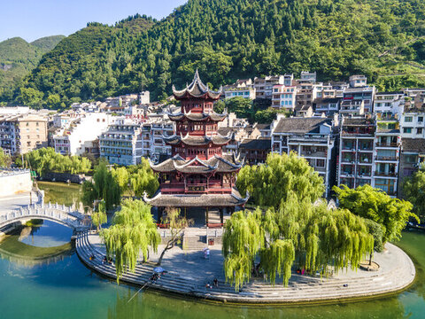 貴州黔東南鎮(zhèn)遠(yuǎn)古鎮(zhèn)5A景區(qū)