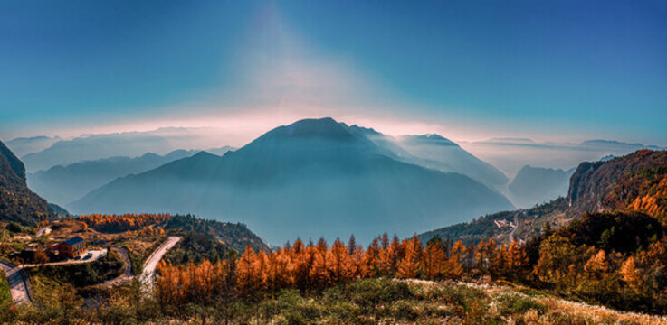 重慶巫山三峽紅葉
