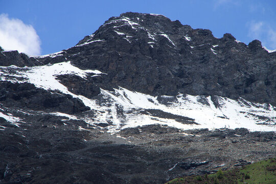 中國川西高原四姑娘山雪山