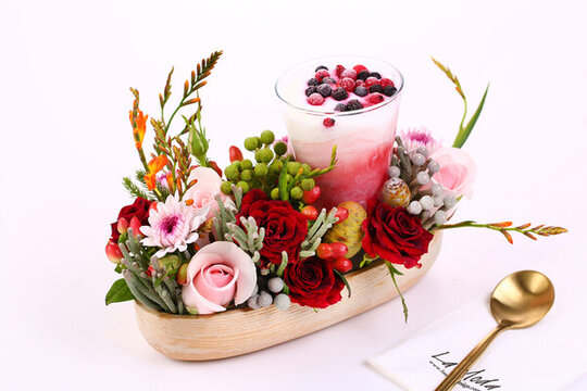 鮮花甜品