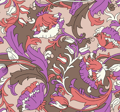 水流紋花
